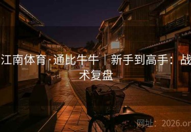 江南体育·通比牛牛｜新手到高手：战术复盘