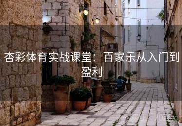 杏彩体育实战课堂：百家乐从入门到盈利